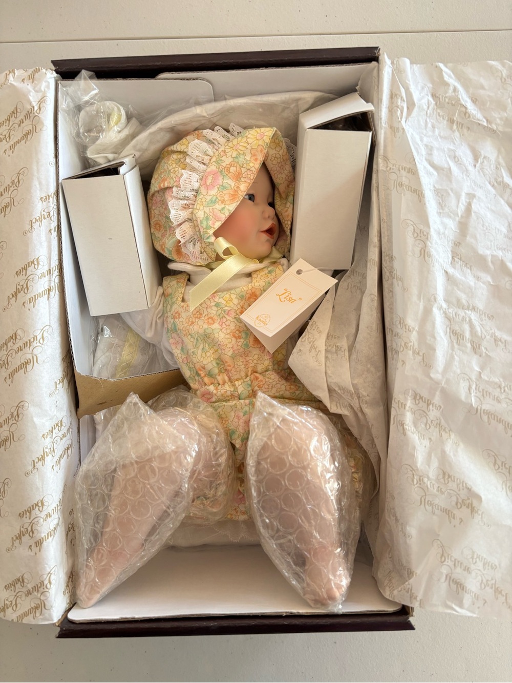 Vintage Knowles Burgundy and Gold Decorative Collectible Box “Lisa”